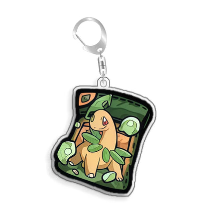 Keychain for Pokemon Kangaskhan Blastoise Acrylic Homemade Cartoon Anime Backpack Pendant Decoration Collection Fans Gift 5cm