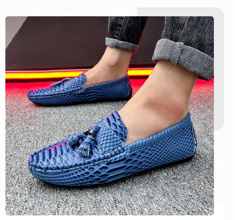 Driving Shoes Summer Mens Outdoor Anti-slip Comfort Soft High Quality Men Breathable Flat Driving Shoes Classic Casual Loafers