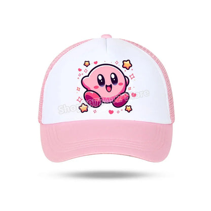 Star Kirbys Children Baseball Hat Cartoon Casuals Bonnet Outdoor Sports Sun Cap Peaked Caps Unisex Men Baby Kids Birthday Gifts