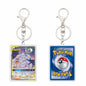 Key chain Charmander Mewtwo Umbreon Jigglypuff Venusaur Blastoise Solgaleo Game Card Acrylic Keychain Pendant Decoration