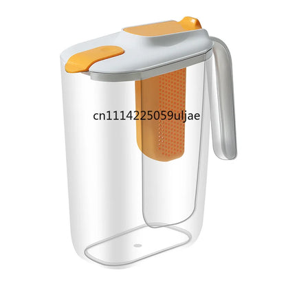 Large Capaci Cold Water Pot Heat Resistant Drop Proof Fruit Tea Barrel Beverage Ice Water Bottle for Frie Home Use