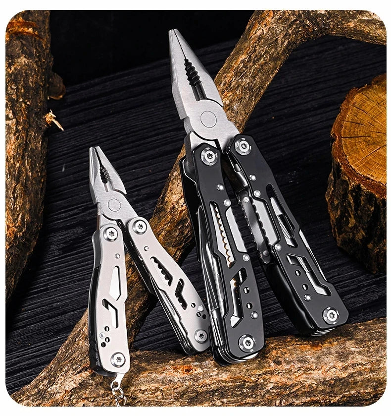 Pocket Mini Pliers Screwdriver Folding Small Multitool Opener Nail File Precision Pliers Hand Tools Outdoor Emergency Tool