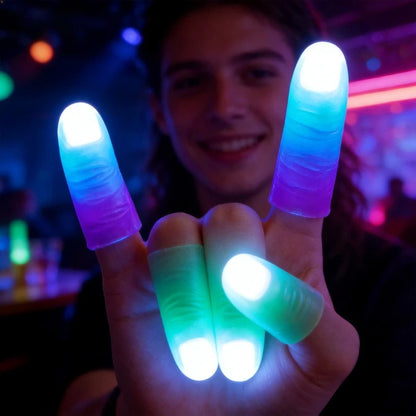 Finger Lights Magic Lights Glow in The Dark Led Finger Light Kpop Lights for Fingers Luminous Fingers Decorations