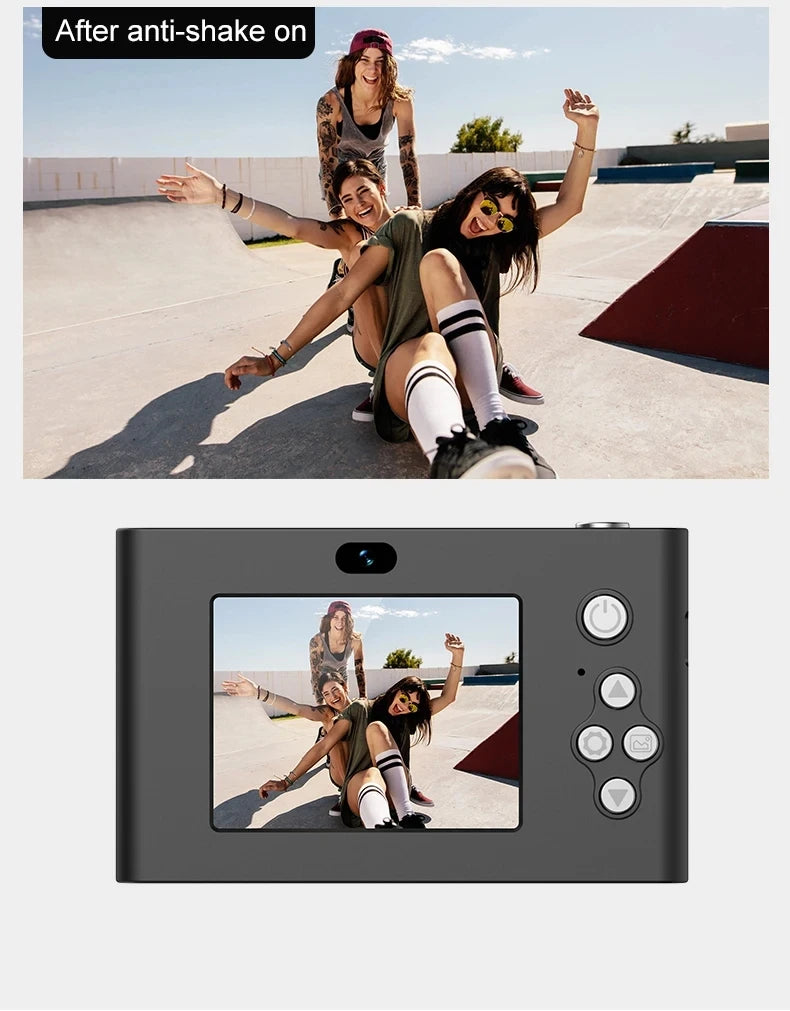 COOL DIER 4K Digital Camera 16x Zoom Camcorder 24 Million Pixels Compact Cameras Auto Focus for Kids Adult Beginners Photograph