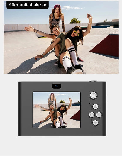 COOL DIER 4K Digital Camera 16x Zoom Camcorder 24 Million Pixels Compact Cameras Auto Focus for Kids Adult Beginners Photograph