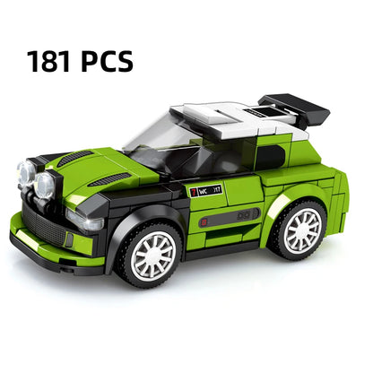 City Speed Racing MOC Car Sports Building Blocks Bricks Classic Rally sport Super Racer Vehicles Christmas gift Technical toys