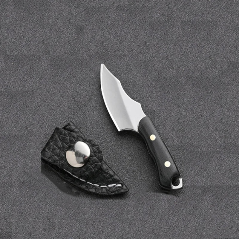 EDC Mini Knife Sharp Mini Kitchen Knife Gift Carry Pocket Knives Unboxing Tool Portable Paper Cutting EDC Fixed Keychain Knife