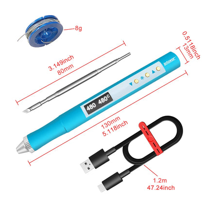 Electric Soldering Iron Gun Hand-held Internal Heating Soldering Iron Automatically Send Tin Gun Soldering Welding Repair Tool