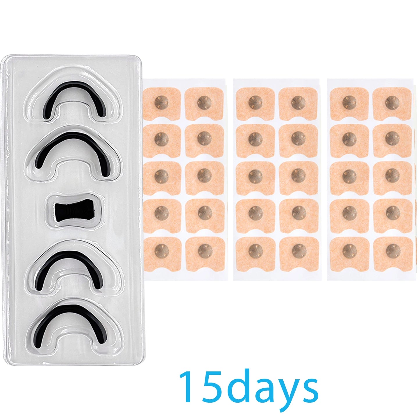 2026Anti-Snoring Nasal Strips Kit Magnetic Nose Strips for Nasal Breathing Dilators Sports Air Improvement And Better Sleeping