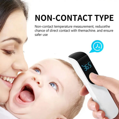 Portable Health Monitor Non Contact IR Thermometer / Fingertip Pulse Oximeter Fast Measurement SpO2 PR Household Monitoring Devi