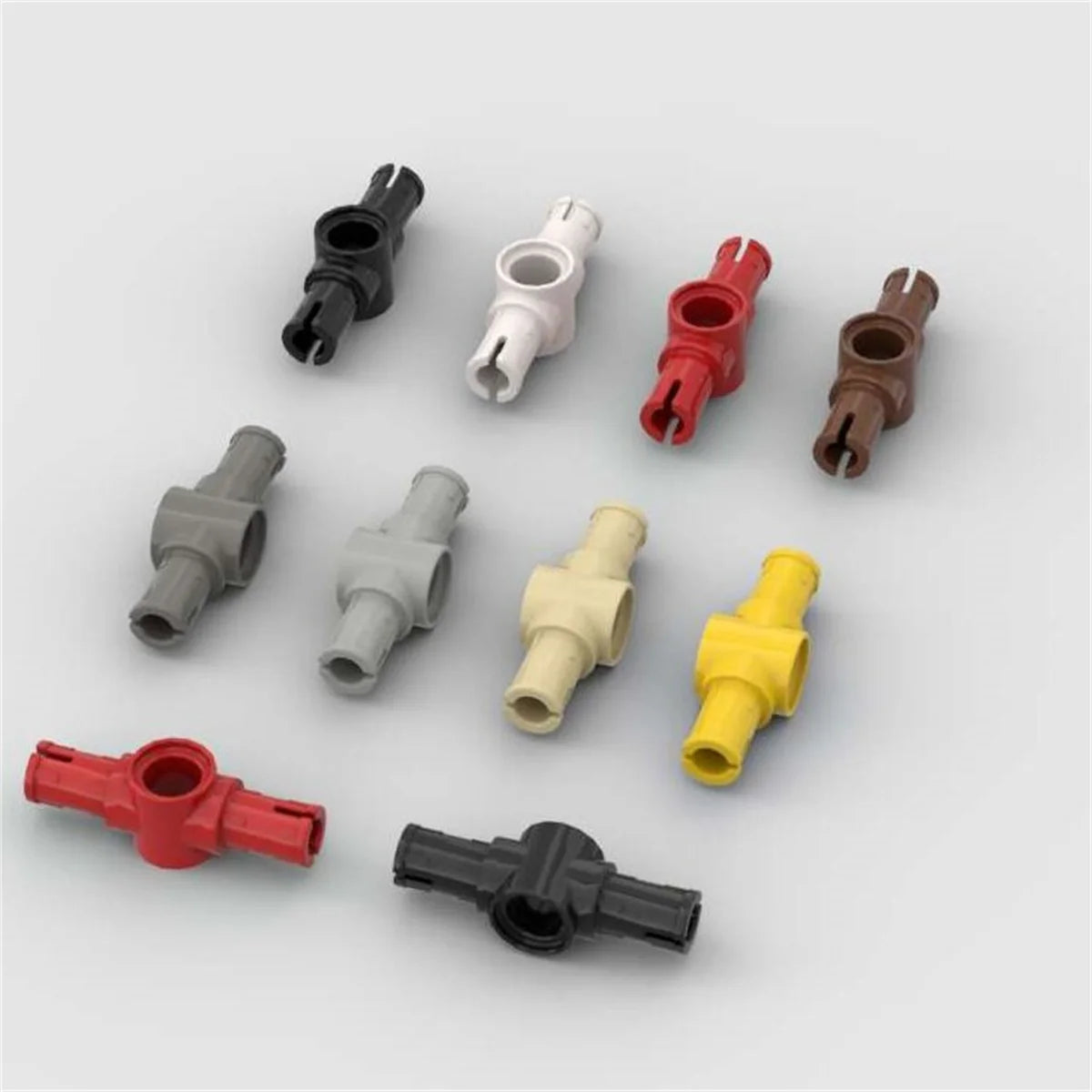 10PCS Puzzle Particle 87082 Pin 3L With Friction Building Block High-Tech Center Hole Bricks Toy Children Gift