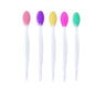 1-20pcs Beauty Skin Care Wash Face Silicone Brush Exfoliating Nose Clean Blackhead Removal Brushes Tools With Replacement Head