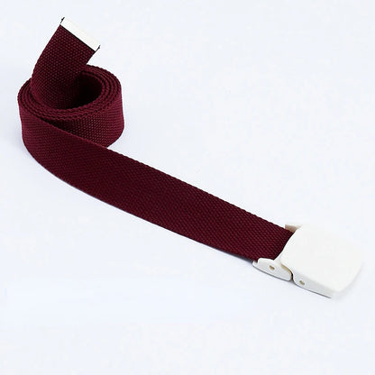 Colorful Canvas Tactical Belt Unisex Fashion Casual Luxury Trend Jeans Accessories Youth Nylon Girdle Cute Kids Hunting Belt