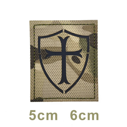 Cross Skull Finger Skeleton Tactical Clothes Vest Backpack Templar Knight Ride Bounty of Hunter Ranger Tags Magic Patch