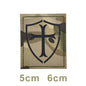 Cross Skull Finger Skeleton Tactical Clothes Vest Backpack Templar Knight Ride Bounty of Hunter Ranger Tags Magic Patch