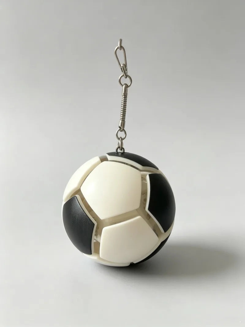2026 New Football Pressing Ball Decompression Toy Football Pinching Music Keychain Bag Pendant Football Match Fans Surrounding
