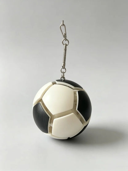 2026 New Football Pressing Ball Decompression Toy Football Pinching Music Keychain Bag Pendant Football Match Fans Surrounding