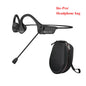 Open Ear Bone Conduction Headphones with dual microphone Wireless Bluetooth Headphone with Mic Headset for work/business/Cycling