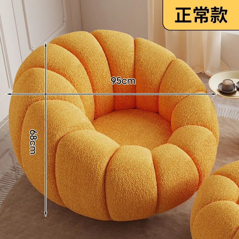 Lazy sofa single double pumpkin sofa reclining sleeping cloud swivel chair bedroom Internet celebrity sofa balcony sedentary