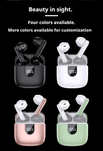 A18 AI Translator Earbuds  164 Languages BT5.4  Noise Cancellation  HD Call   Touch Control  Waterproof