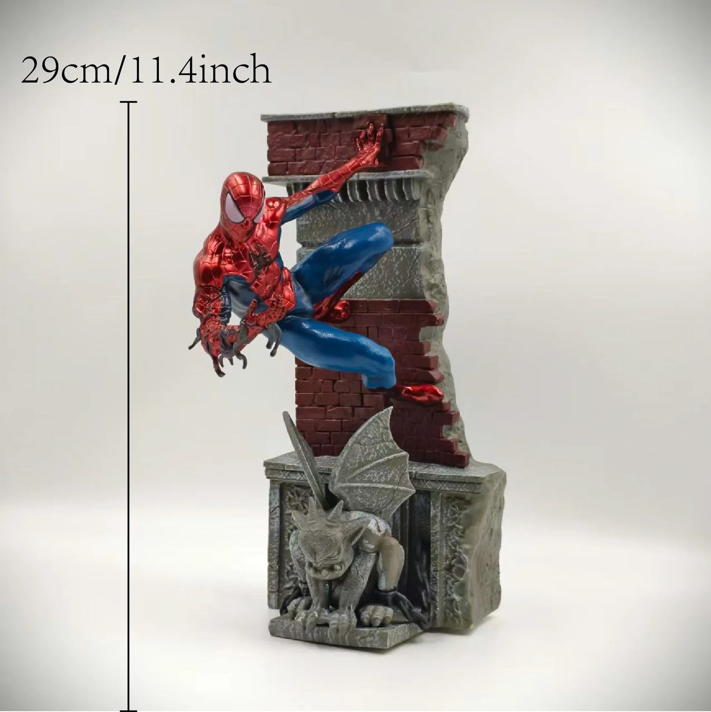 29cm 11.4 inch Anime Spider-Man Action Figures Pvc Statue Desktop Ornamen Collection Statue Model Decoration Room Toys Gifts
