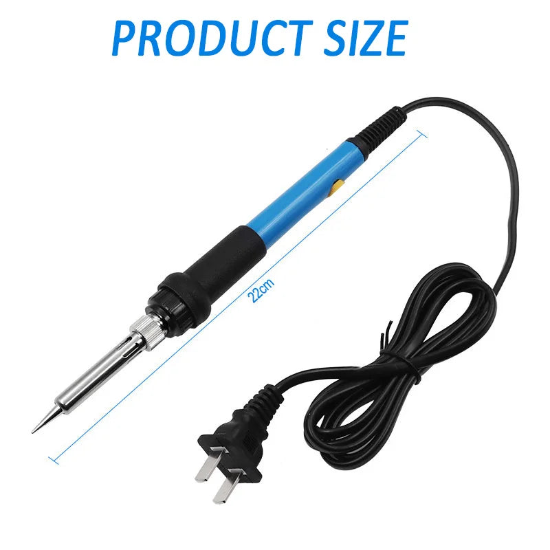 220V/110V 60W Electric Soldering Iron Set Adjustable Temperature Electric Soldering Iron Repair Electronics soldering tools