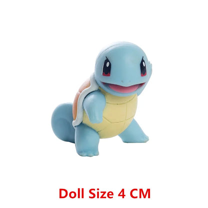 Pokemon Anime Action Figure Set - Pikachu Sun Elf Eevee Gengar Monsters Cartoon Model Toys Gift for Bulk Purchase