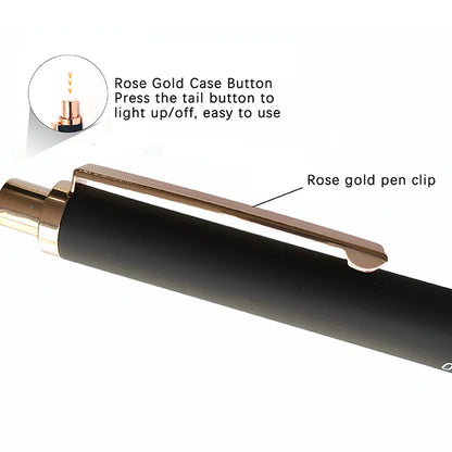 ★★★LED Medical Penlight Flashlight With Pupil Gauge Pocket Clip Pen Light For Doctor Nurse Diagnosis