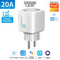WiFi Zigbee Energy Monitoring Smart Plug EU 16A/20A Remote Timer Socket for Kitchen Home Appliance Works with Tuya Alexa Google