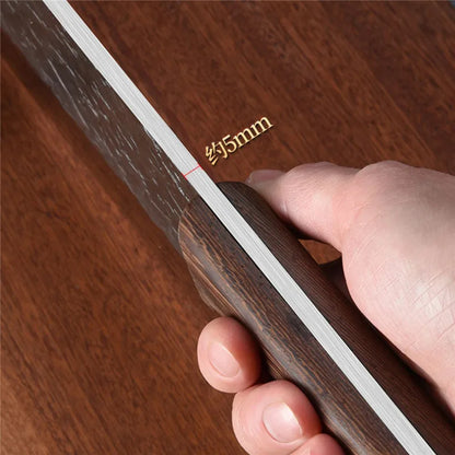 1 KG Chopping Knife 5mm Thickened Handmade Forged Kitchen Bone Knife Butcher Durable Hard Blade Chopper Kitchen Knife Cleaver