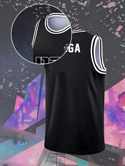 Men #92 Jersey Black Mesh Sleeveless Basketball Style Tank ARMY Fan Merch Casual Sport Streetwear Outfit