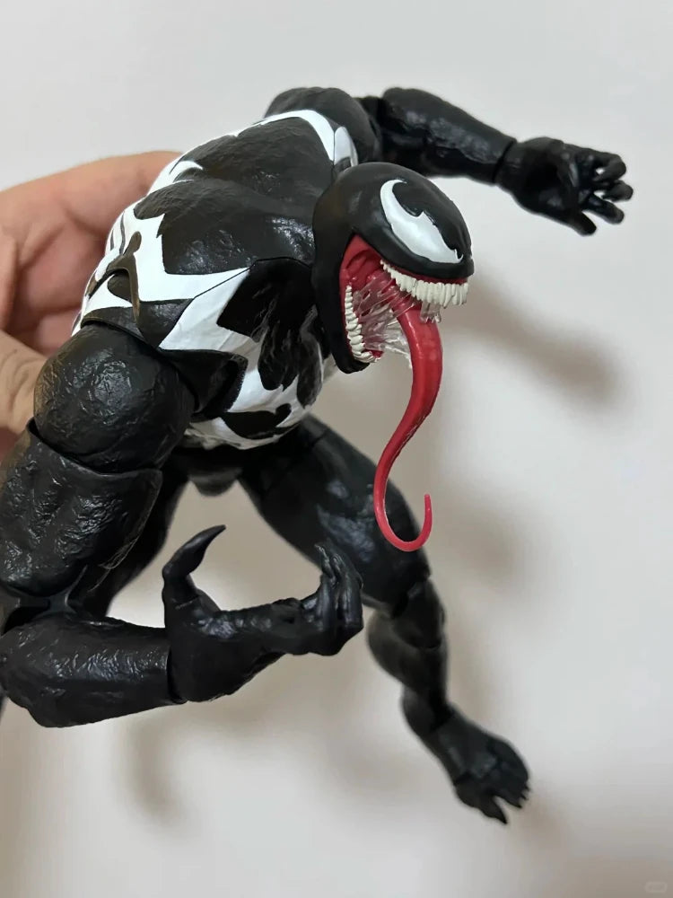 New Venom Highly Articulated Action Figure with Swappable Heads Boxed PVC Collectible Model Desktop Display Hobby Toy Gift