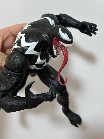 New Venom Highly Articulated Action Figure with Swappable Heads Boxed PVC Collectible Model Desktop Display Hobby Toy Gift