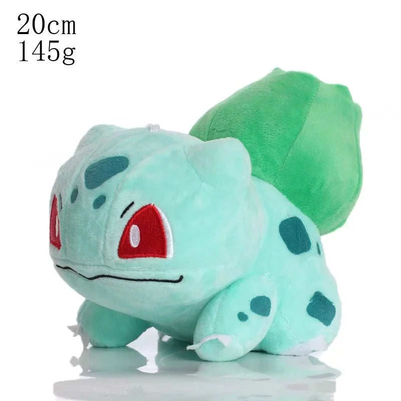 Cute Pikachu Plush Toy Pokemon Charmander Squirtle Bulbasaur Stuffed Doll Eevee Scorbunny Gengar Snorlax Christmas Gifts