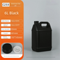 1/2/3/4/5/6/10L Plastic Airtight Bottle with Lid Food Grade HDPE Bucket Sealed Large-Capacity Oil Jerrican Gel Shampoo