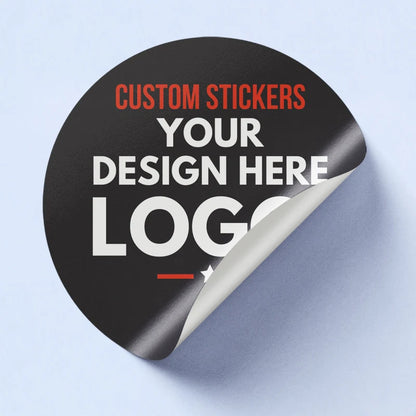Tailor-Made Logo/Photo Stickers | Brand Customization Matte Labels | High-Res Printing with Scratch & Water Resistant Coating