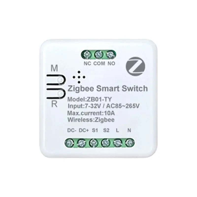 【ORNAMENT】Zigbee Smart Switch Module Mini Momentary Self-Locking 10A DIY Breaker Controller For Tuya/Smart Life App
