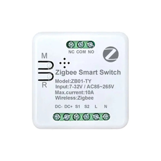 【ORNAMENT】Zigbee Smart Switch Module Mini Momentary Self-Locking 10A DIY Breaker Controller For Tuya/Smart Life App