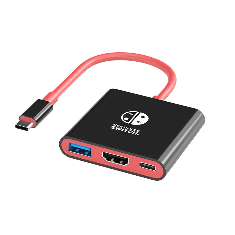 Docking Station for Nintendo Switch 2,4K 60Hz TYPE-C Hub with HDMI and USB-C 3.0 PD100W Charge Perfect for Switch 2/Switch/OLED