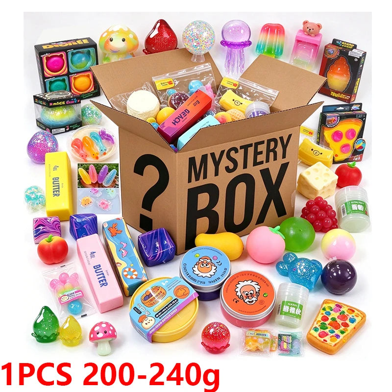 100+ Mystery Fidget Toy Blind Box ,Simulated Food,Antistress Foot Squishy Toy, Squeeze Toy, Mochi Squishy, Stress Reliever Toys