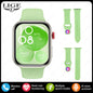 LIGE New 2.01-inch Smart Watch Men Women Heart Rate Health Monitor HD Bluetooth Call Waterproof Sport Smartwatch for Android iOS
