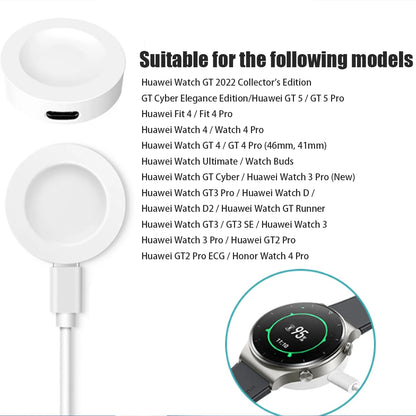 Wireless Integrated Charger for Huawei Watch 5 4 3 D Ultimate Buds GT6 GT5 GT4 GT3 GT2 Pro ECG GT Cyber Runner 2022