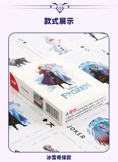 Disney Mickey Frozen Stitch Poker Lots-o'-Huggin' Bear Playing Cards Playing Cards Poker Indoor Family Entertainment Board Games