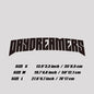 JDM STYLE 'DAY DREAMERS' DECAL, Personalised Decorative Accessories Decal Waterproof With High Quality, For a Unique Look!
