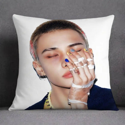 Korean Idol H-Hwang-H-Hyunjin-s Pillow Case Pillowcases Home Decor Living Room Decor Cushion Covers