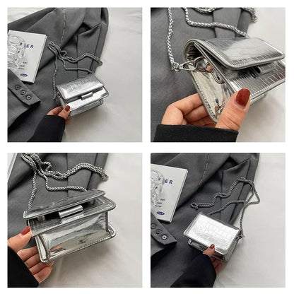 This Year's Popular Super Popular Small Bag 2024 Summer Popular Versatile Chain Messenger Bag Fashion Mini Square Sling Bag