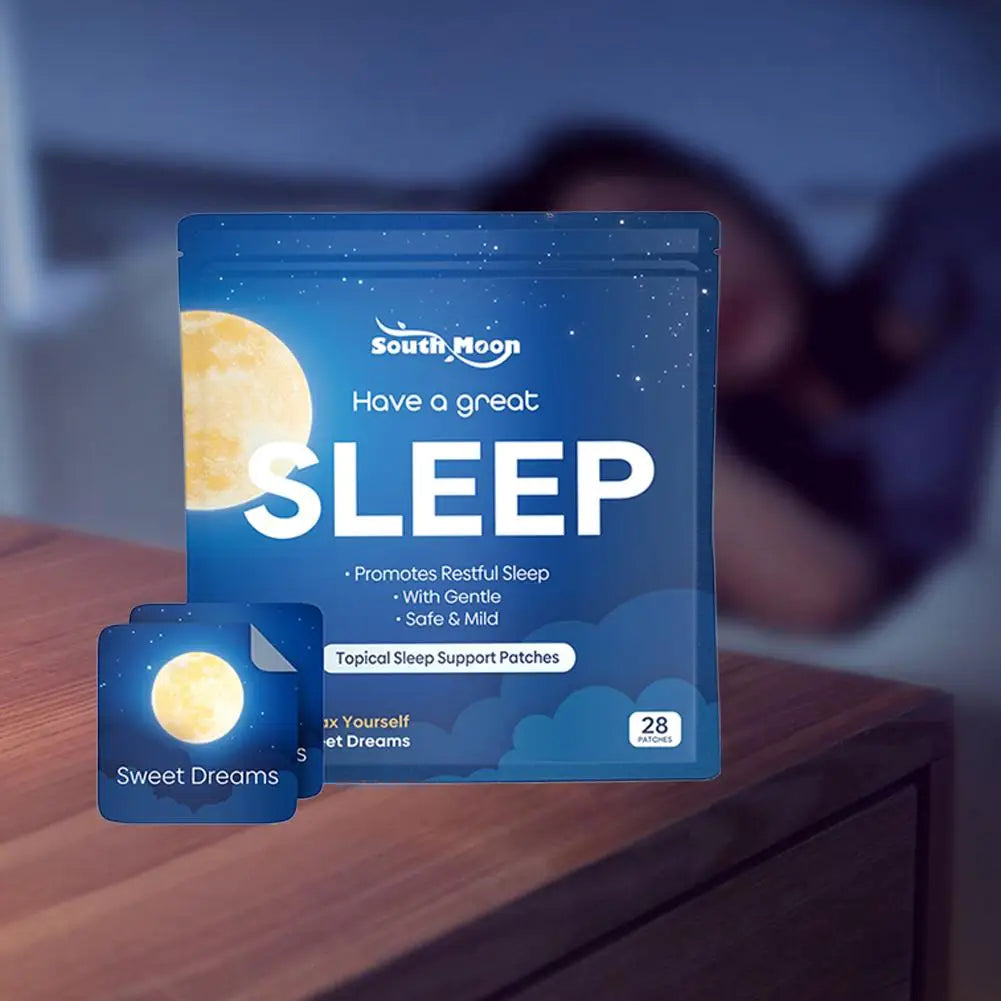 Gentle Safe Sleep Support Acupoint Patches Deep Relaxing Anti‑Insomnia Stickers Stress Fatigue Reliever Portable Sleep Aid Patch