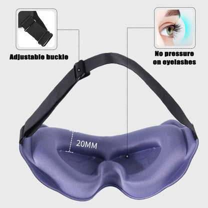 3D Sleeping Mask Block Out Light Sleep Mask For Eyes Soft Sleeping Aid Eye Mask for Travel Eyeshade Night Breathable Slaapmasker