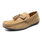 Summer Men's Casual Shoes For Men Faux Suede Leather Loafers Man Moccasins Comfy Breathable Slip-on Flat Shoes Man Driving Shoes