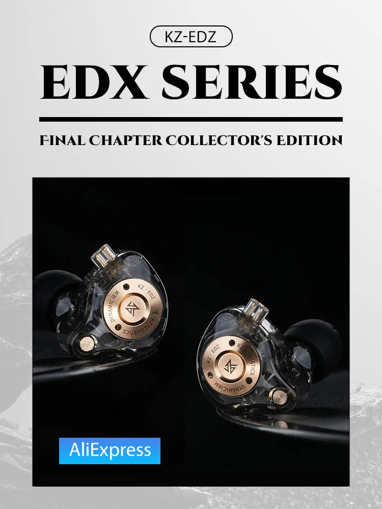 KZ EDX pro Earphones Bass In Ear Monitor Headphones Sport Noise Cancelling HIFI Headset New Arrival!